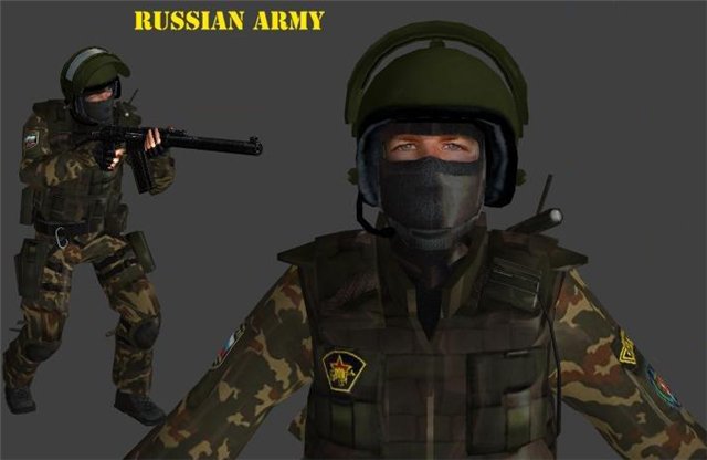 Модель игрока Русский спецназ для кс 1.6