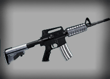 модель оружия для cs 1.6 (M4A1-metall)