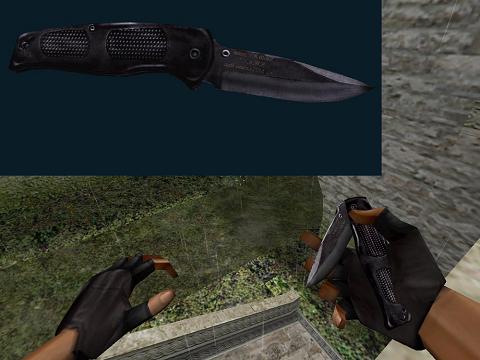 Необычная моделька ножа)